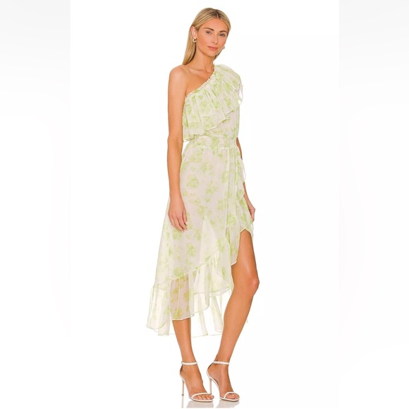 Misa Los Angeles Rumi Dress in Honeydew Blossom Size Large NWT - Picture 2 of 8